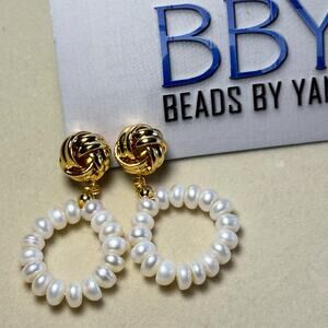 Pearl earrings
